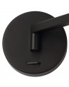 Hazel Adjustable Wall Lamp / Reader, 8W LED, 3000K, Sand Black, 3yrs Warranty