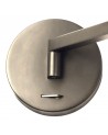 Hazel Adjustable Wall Lamp / Reader, 8W LED, 3000K, Satin Nickel, 3yrs Warranty