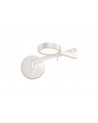 Hazel Adjustable Swing Arm Wall Lamp / Reader, 8W LED, 3000K, Sand White, 3yrs Warranty
