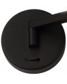 Hazel Adjustable Swing Arm Wall Lamp / Reader, 8W LED, 3000K, Sand Black, 3yrs Warranty