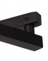 Hazel Adjustable Swing Arm Wall Lamp / Reader, 8W LED, 3000K, Sand Black, 3yrs Warranty