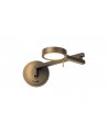 Hazel Adjustable Swing Arm Wall Lamp / Reader, 8W LED, 3000K, Antique Brass, 3yrs Warranty