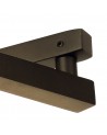 Hazel Adjustable Swing Arm Wall Lamp / Reader, 8W LED, 3000K, Antique Brass, 3yrs Warranty