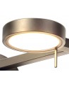 Hazel Adjustable Swing Arm Wall Lamp / Reader, 8W LED, 3000K, Satin Nickel, 3yrs Warranty