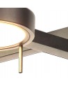 Hazel Adjustable Swing Arm Wall Lamp / Reader, 8W LED, 3000K, Satin Nickel, 3yrs Warranty