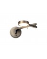 Hazel Adjustable Swing Arm Wall Lamp / Reader, 8W LED, 3000K, Satin Nickel, 3yrs Warranty