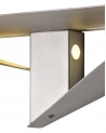 Anastasia Wall Lamp, 2 x 3W LED, 3000K, 238lm, Silver Painted, 3yrs Warranty