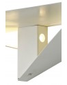 Anastasia Wall Lamp, 2 x 3W LED, 3000K, 238lm, White, 3yrs Warranty