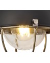 Amara Wall Lamp, 1 Light E27, IP65, Matt Black/Brushed Bronze, 2yrs Warranty