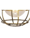Amara Pendant, 1 Light E27, IP65, Matt Black/Brushed Bronze, 2yrs Warranty