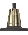 Amara Wall Lamp, 1 Light E27, IP65, Matt Black/Brushed Bronze, 2yrs Warranty