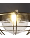 Amara Wall Lamp, 1 Light E27, IP65, Matt Black/Brushed Bronze, 2yrs Warranty