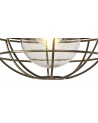Amara Wall Lamp, 1 Light E27, IP65, Matt Black/Brushed Bronze, 2yrs Warranty