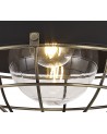 Amara Pendant, 1 Light E27, IP65, Matt Black/Brushed Bronze, 2yrs Warranty