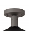 Amara Ceiling, 1 Light E27, IP65, Matt Black/Grey, 2yrs Warranty