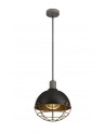 Amara Pendant, 1 Light E27, IP65, Matt Black/Grey, 2yrs Warranty