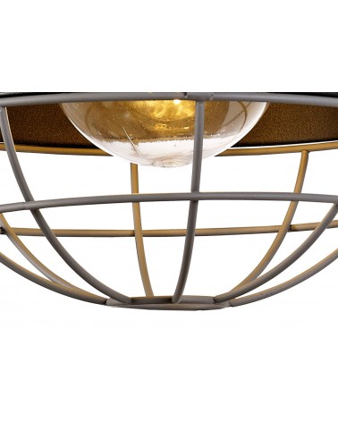 Amara Wall Lamp, 1 Light E27, IP65, Matt Black/Grey