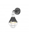Maya Wall Lamp, 1 Light E27, IP65, Anthracite/Matt White, 2yrs Warranty