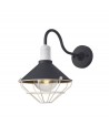 Maya Wall Lamp, 1 Light E27, IP65, Antracite/Matt White, 2yrs Warranty