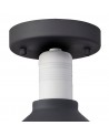 Maya Semi-Flush Ceiling, 1 Light E27, IP65, Antracite/Matt White, 2yrs Warranty