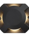 Aurora Inground Driveover 4 Light, 4 x 3W LED, 3000K, 256lm, IP67, IK10, Anthracite, 3yrs Warranty