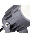 Penelope Spike Light, 15W LED, 3000K, 1050lm, 30 Degree, IP65, Grey/Black, 3yrs Warranty