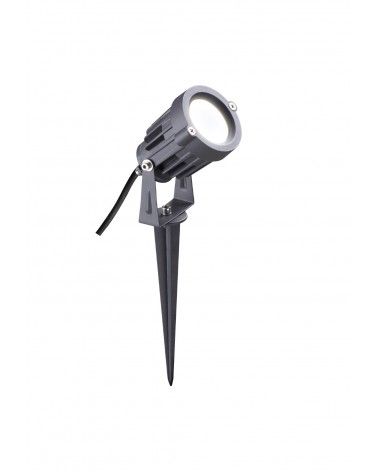Penelope Spike Light, 7W LED, 3000K, 490lm, 30 Degree, IP65, Grey/Black