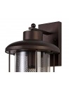 Ophelia Extra Large Wall Lamp, 1 x E27, Antique Bronze/Clear Glass, IP54, 2yrs Warranty