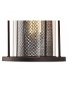 Ophelia Large Wall Lamp, 1 x E27, Antique Bronze/Clear Glass, IP54, 2yrs Warranty