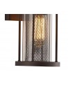 Ophelia Small Wall Lamp, 1 x E27, Antique Bronze/Clear Glass, IP54, 2yrs Warranty