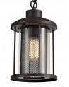 Ophelia Pendant, 1 x E27, Antique Bronze/Clear Glass, IP54, 2yrs Warranty