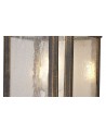 Aurelia Large Wall Lamp, 1 x E27, Brushed Black Gold/Seeded Glass, IP54, 2yrs Warranty