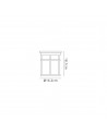 Hazel Ceiling, 1 x E27, Black/Clear Crackled Glass, IP54, 2yrs Warranty