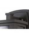 Arla Down Criss Cross Wall Lamp, 1 x E27, IP54, Anthracite/Clear Glass, 2yrs Warranty