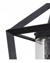 Tilly Down Wall Lamp, 1 x E27, IP54, Anthracite/Clear Rain Drop Effect Glass, 2yrs Warranty