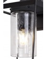 Tilly Down Wall Lamp, 1 x E27, IP54, Anthracite/Clear Rain Drop Effect Glass, 2yrs Warranty