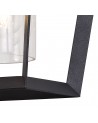 Tilly Down Wall Lamp, 1 x E27, IP54, Anthracite/Clear Rain Drop Effect Glass, 2yrs Warranty