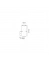 Freya Wall Lamp 1 x E27, IP54, Anthracite/Opal, 2yrs Warranty