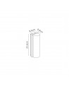 Honora Wall Lamp Curved, 1 x E27, IP65, Anthracite, 2yrs Warranty