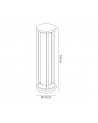 Jessamy Post Lamp Large, 1 x E27, IP65, Anthracite, 2yrs Warranty