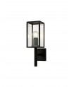 Lowri Upward Wall Lamp, 1 x E27, IP54, Graphite Black, 2yrs Warranty
