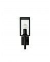 Lowri Upward Wall Lamp, 1 x E27, IP54, Graphite Black, 2yrs Warranty
