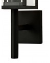 Lowri Upward Wall Lamp, 1 x E27, IP54, Graphite Black, 2yrs Warranty