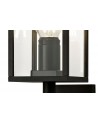 Lowri Upward Wall Lamp, 1 x E27, IP54, Graphite Black, 2yrs Warranty