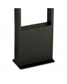 Ottilie Tall Post, 10W LED, 3000K, 720lm, IP54, Graphite Black, 3yrs Warranty