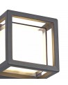 Rhonwen Square Downlight, 6W LED, 3000K, 360lm, IP54, Anthracite, 3yrs Warranty