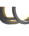 Rhonwen Round Downlight, 6W LED, 3000K, 360lm, IP54, Anthracite, 3yrs Warranty