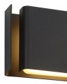 Tilly Wall Lamp, 2 x 6W LED, 3000K, 535lm, IP54, Anthracite, 3yrs Warranty