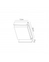 Tilly Wall Lamp, 2 x 6W LED, 3000K, 535lm, IP54, Anthracite, 3yrs Warranty