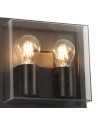 Rosie Wall Lamp, 2 x E27, IP65, Anthracite/Clear PC, 2yrs Warranty